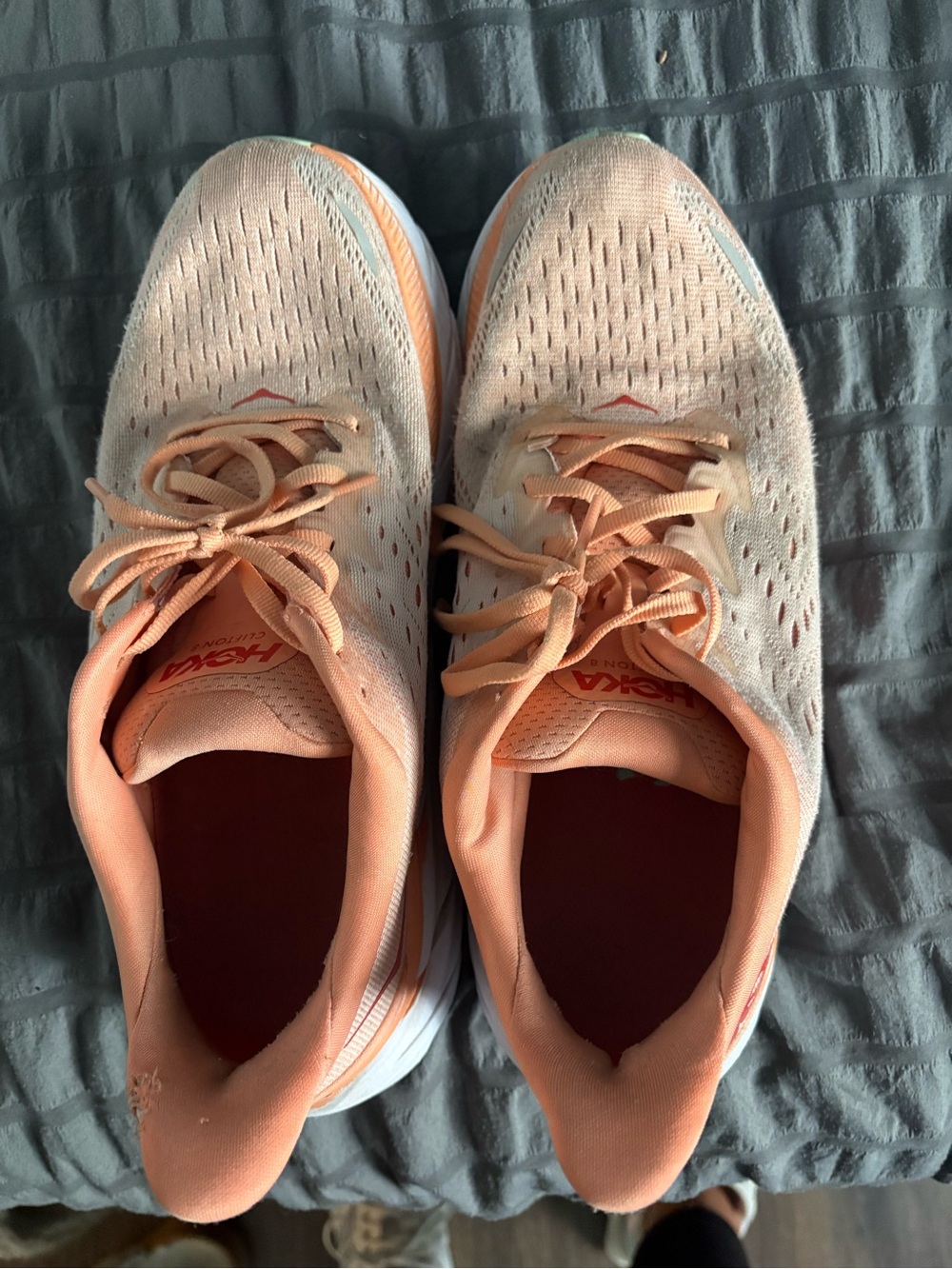Hoka One One Women's Peach/Coral Running Shoes